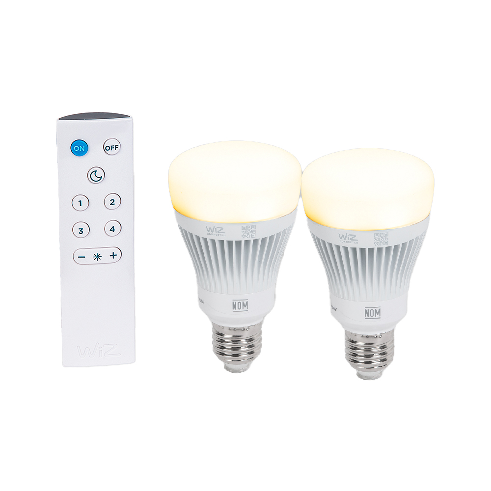 Kit 2 Focos LED Inteligentes, Foco Ahorrador Wifi con Control